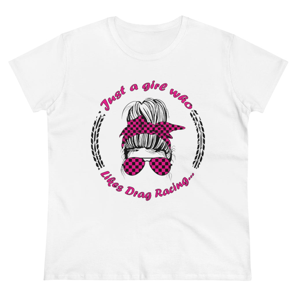 Drag Racing Girl - Women's Cotton Tee