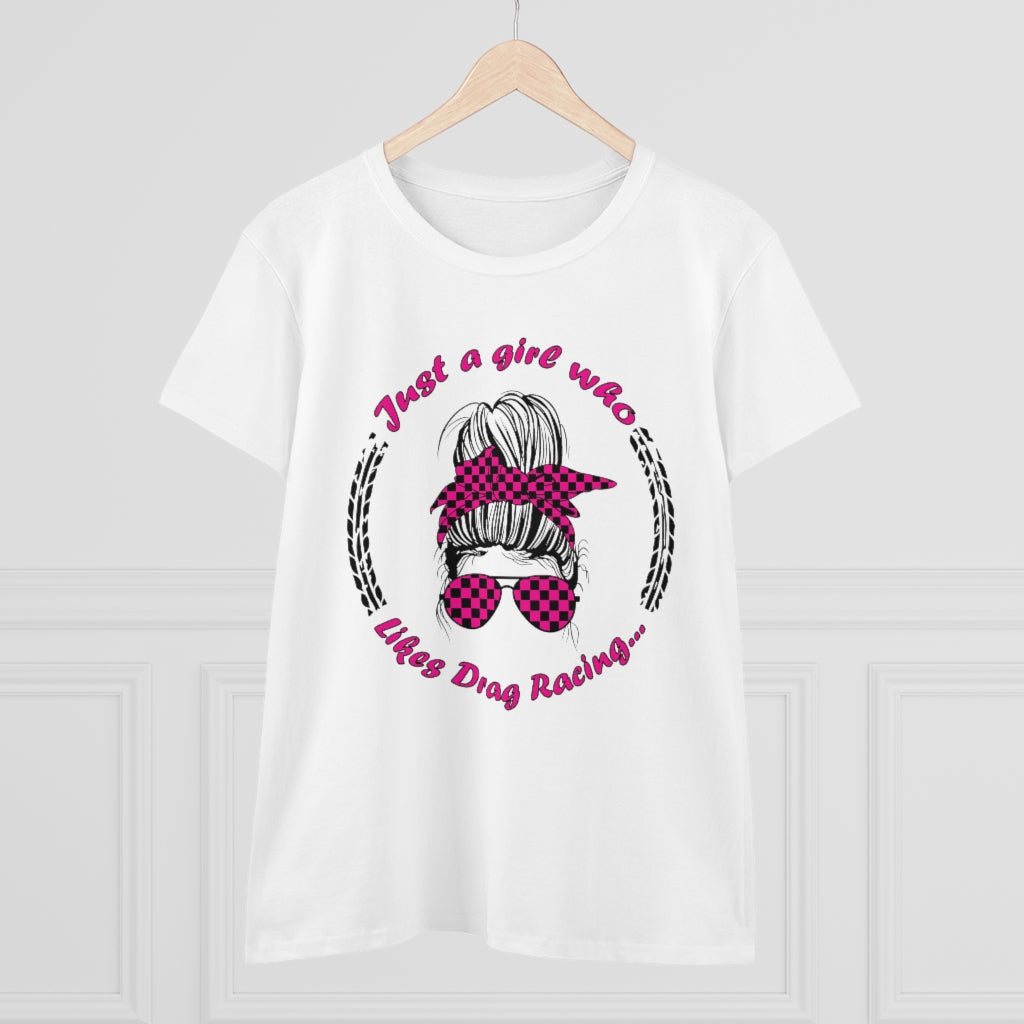 Drag Racing Girl - Women's Cotton Tee